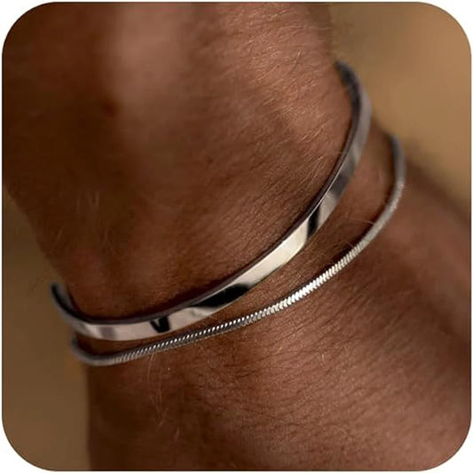 925 Sterling Silver/14K Gold Plated Bracelet